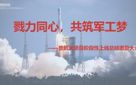 戮力同心，共筑军工梦 恒远科技航天项目阶段性上线总结激励大会