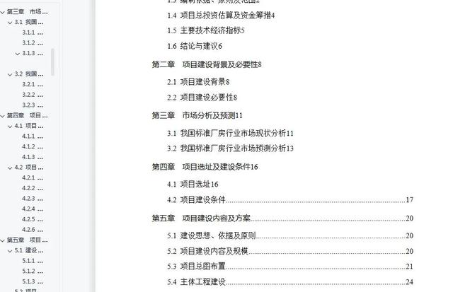 熬夜整理的可行性研究报告 商业计划书 项目立项书 调研报告